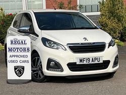 White Used 2019 Peugeot 108 Collection Hatchback | £7,749 (Fair price)
