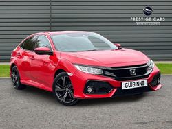 Red Used 2018 Honda Civic SR Hatchback | £10,251 (Good price)