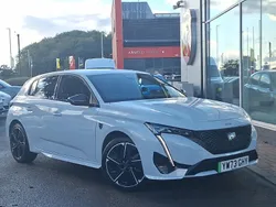 White Used 2024 Peugeot e-308 GTi Hatchback | £23,798 (Fair price)