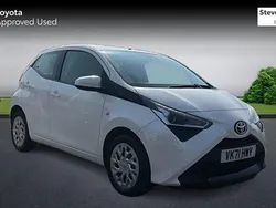 White Used 2021 Toyota Aygo X-play Hatchback | £10,592 (Fair price)