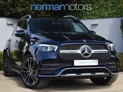 Blue Used 2022 Mercedes GLE400 AMG line SUV | £46,995 (A bit pricey)