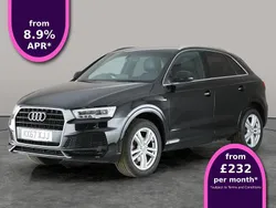 Black Used 2017 Audi Q3 S-Line SUV | £13,436 (Fair price)