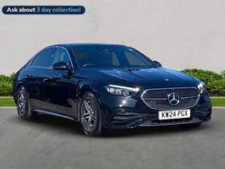 Black Used 2024 Mercedes E200 AMG line Sedan | £39,999