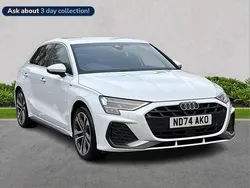 White Used 2025 Audi A3 S-Line Hatchback | £30,459 (Expensive)