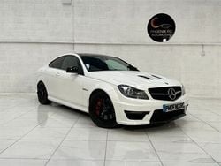 White Used 2014 Mercedes C63 AMG Edition Coupe | £38,399