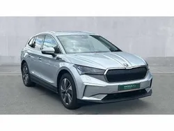 Brilliant silver metallic Used 2024 Skoda Enyaq iV SUV | £27,350 (Fair price)