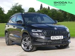 Black Used 2025 Skoda Karoq SportLine SUV | £30,495 (Fair price)