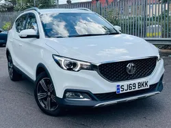 White Used 2019 MG ZS Exclusive Sedan | £10,675 (Fair price)