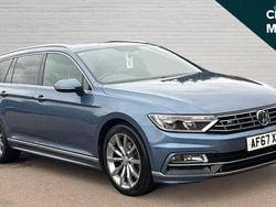 Blue Used 2017 VW Passat R-line Estate | £16,645 (Fair price)