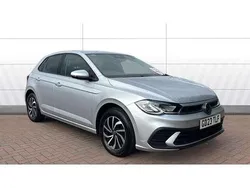 Silver Used 2023 VW Polo Life Hatchback | £15,648 (Fair price)
