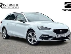 White Used 2025 Seat Leon FR Estate | £24,990 (Expensive)