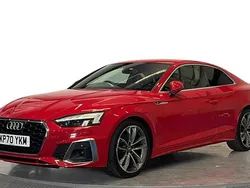 Red Used 2020 Audi A5 S-Line Coupe | £20,420 (Fair price)