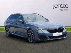 Blue Used 2022 BMW 520 M Sport Estate | £28,800 (Fair price)