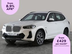 White Used 2022 BMW X3 M Sport SUV | £29,305 (Good price)