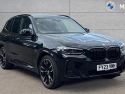 Black sapphire Used 2023 BMW X3 M Sport SUV | £48,891 (Fair price)