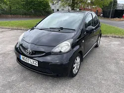 Black Used 2007 Toyota Aygo Hatchback | £1,295 (Fair price)