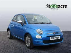 Blue Used 2017 Fiat 500 Mirror Hatchback | £8,595 (A bit pricey)