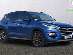 Blue Used 2019 Hyundai Tucson Premium SE SUV | £15,899 (Fair price)