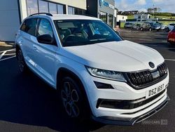 White Used 2019 Skoda Kodiaq vRS SUV | £24,500 (Fair price)