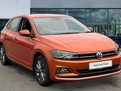 Energetic orange metallic Used 2018 VW Polo SEL Hatchback | £15,020 (Fair price)