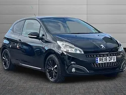 Black Used 2018 Peugeot 208 Hatchback | £6,250 (Fair price)
