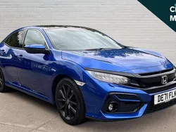 Blue Used 2021 Honda Civic EX Hatchback | £17,436 (A bit pricey)