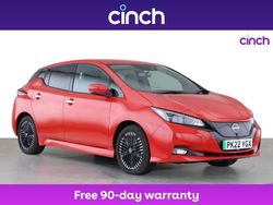 Red Used 2022 Nissan Leaf N-Connecta Hatchback | £11,349 (Fair price)