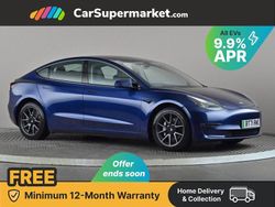 Blue Used 2021 Tesla Model 3 Long Range AWD Sedan | £19,197 (Fair price)