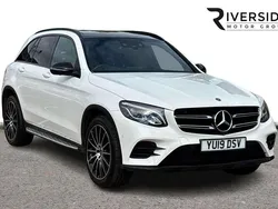 White Used 2019 Mercedes GLC250 AMG SUV | £23,392 (Fair price)