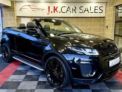 Black Used 2017 Land Rover Range Rover evoque HSE Dynamic Cabriolet | £15,795 (Fair price)