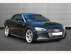Black Used 2020 Audi A5 Cabriolet S-Line Cabriolet | £18,250 (Fair price)