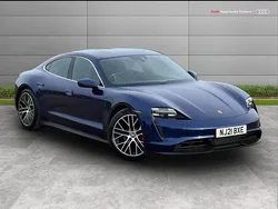 Blue Used 2021 Porsche Taycan Performance Package Sedan | £41,999 (Fair price)