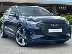 Blue Used 2024 Audi Q4 e-tron Black Edition SUV | £36,980 (Fair price)