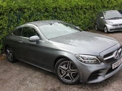 Grey Used 2019 Mercedes C300 AMG line Coupe | £16,750 (Fair price)