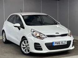 White Used 2016 Kia Rio 2 Hatchback | £7,995 (Fair price)