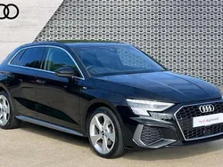 Black Used 2024 Audi A3 e-tron S-Line Hatchback | £26,590 (Fair price)