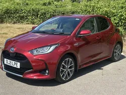 Red Used 2021 Toyota Yaris Hybrid Hatchback | £15,700 (Fair price)