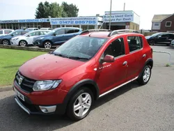 Red Used 2014 Dacia Sandero Ambiance Hatchback | £3,995 (A bit pricey)