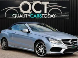 Silver Used 2014 Mercedes E250 AMG Cabriolet | £11,995 (Fair price)