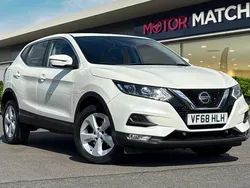 White Used 2019 Nissan Qashqai Acenta Premium SUV | £9,649 (Super price)