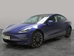 Blue Used 2020 Tesla Model 3 Performance Sedan | £22,097 (Fair price)