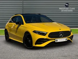 Yellow Used 2023 Mercedes A200 Exclusive Hatchback | £25,992 (Expensive)