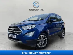 Blue Used 2018 Ford Ecosport Titanium SUV | £9,250 (Fair price)