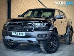 Black Used 2021 Ford Ranger Raptor Pickup | £23,750 (Fair price)