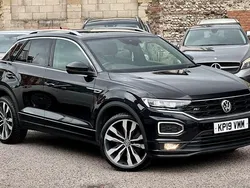 Black Used 2019 VW T-Roc R-line SUV | £18,495 (Fair price)