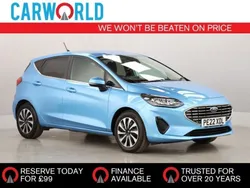 Blue Used 2022 Ford Fiesta Titanium Hatchback | £14,400 (Good price)