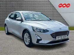 Silver Used 2020 Ford Focus Titanium Hatchback | £12,495 (Fair price)