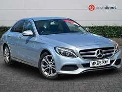 Silver Used 2016 Mercedes C200 Sedan | £10,937 (Fair price)