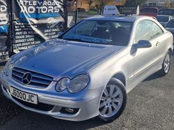 Silver Used 2007 Mercedes CLK220 Elegance Coupe | £1,995 (Good price)