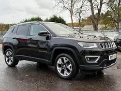 Black Used 2019 Jeep Compass Limited SUV | £15,495 (Fair price)